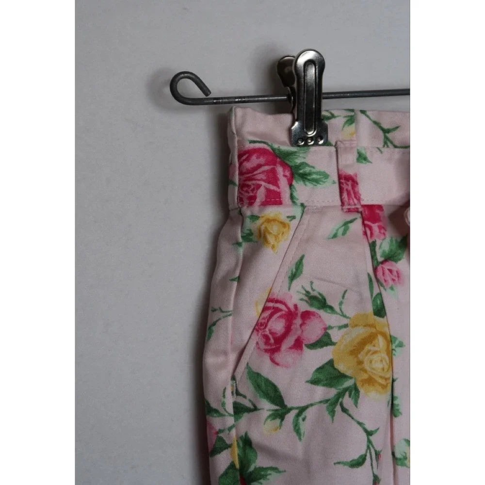 Janie and Jack Garden Rose Floral Paperbag Shorts Girls 2T Spring Summer‎ NWT